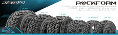JETKO POWER EX high performance tires of ROCKFORM family system
