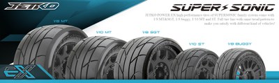 JETKO POWER EX high performance tires of SUPERSONIC family system