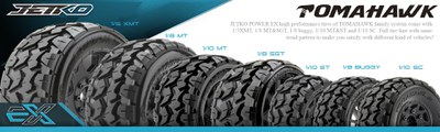 JETKO POWER EX high performance tires of TOMAHAWK family system