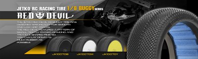 JETKO Red Devil 1/8 Buggy Racing tire